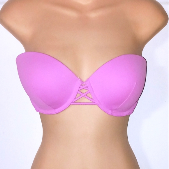 2 VS Bras, Victoria's Secret Pink and Lavender-Lilac colors. Sz. 36C & 34D - Picture 4 of 8